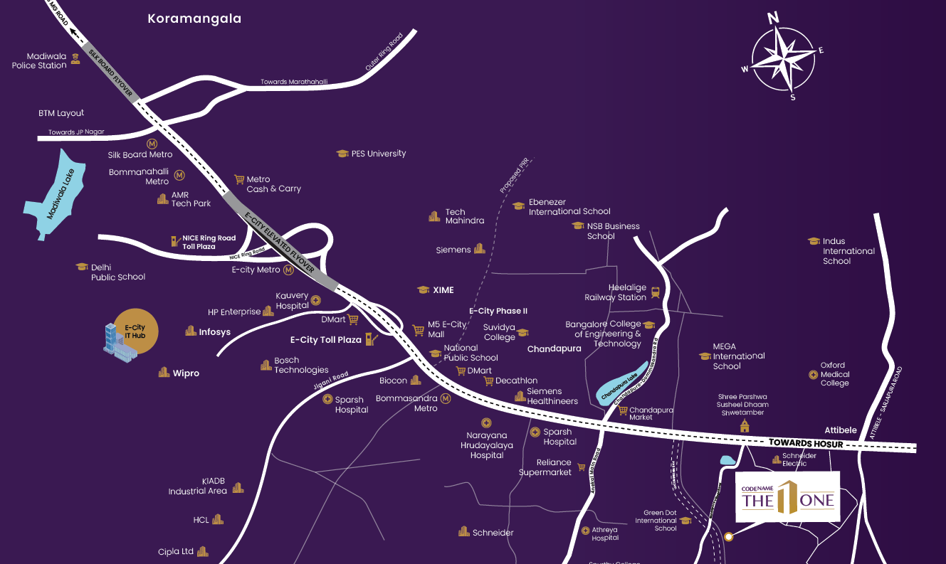 Location Map Shriam The One